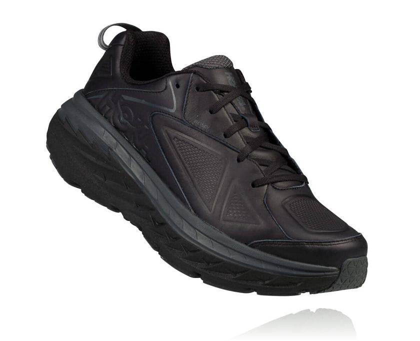 Hoka One One W Bondi Leather Road Running Shoes NZ I572-341